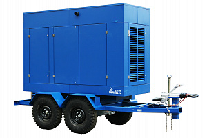 Дизельный генератор ТСС ЭД-120-Т400 с АВР в шумозащитном кожухе на прицепе фото и характеристики - Фото 4
