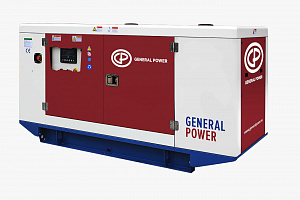 Дизельный генератор General Power GP275DN в кожухе фото и характеристики -