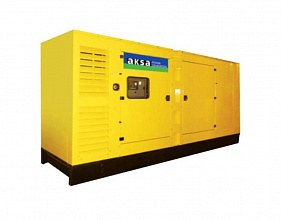 Дизельный генератор Aksa AC 400 в кожухе фото и характеристики -