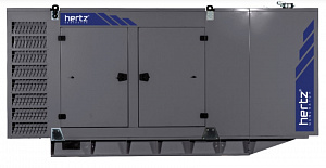 Дизельный генератор Hertz HG 403 DC в кожухе с АВР фото и характеристики -