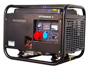 Фото Бензиновый генератор Hyundai HY 9000 SE-3 от магазина profpower.ru