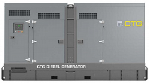 Дизельный генератор CTG 440С в кожухе фото и характеристики -