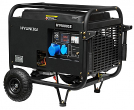 Фото Бензиновый генератор Hyundai HY 9000 SE от магазина profpower.ru